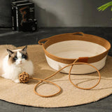 Maxbell Scratching Board Sofa Bed Soft Kennel Nest Cat Scratcher for Kitten Puppy Large