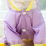 Maxbell Dog Raincoat Waterproof Rain Jacket Puppy Rain Poncho Button Closure Outdoor L