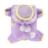 Maxbell Dog Raincoat Waterproof Rain Jacket Puppy Rain Poncho Button Closure Outdoor L