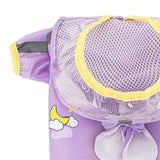Maxbell Dog Raincoat Waterproof Rain Jacket Puppy Rain Poncho Button Closure Outdoor L