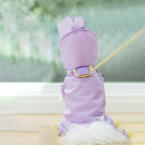 Maxbell Dog Raincoat Waterproof Rain Jacket Puppy Rain Poncho Button Closure Outdoor XL