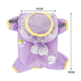 Maxbell Dog Raincoat Waterproof Rain Jacket Puppy Rain Poncho Button Closure Outdoor XL