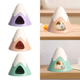 Maxbell Pet Hideout Hut Cave Bed Hamsters House for Rabbit Hamsters Hedgehog violet