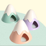 Maxbell Pet Hideout Hut Cave Bed Hamsters House for Rabbit Hamsters Hedgehog violet