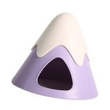 Maxbell Pet Hideout Hut Cave Bed Hamsters House for Rabbit Hamsters Hedgehog violet