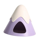 Maxbell Pet Hideout Hut Cave Bed Hamsters House for Rabbit Hamsters Hedgehog violet