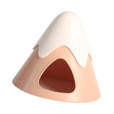 Maxbell Pet Hideout Hut Cave Bed Hamsters House for Rabbit Hamsters Hedgehog pink