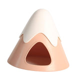 Maxbell Pet Hideout Hut Cave Bed Hamsters House for Rabbit Hamsters Hedgehog pink