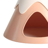 Maxbell Pet Hideout Hut Cave Bed Hamsters House for Rabbit Hamsters Hedgehog pink