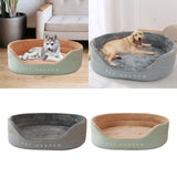 Maxbell Pet Bed Mattress Detachable Soft Sleeping Mat Cushion Cozy Kennel for Kitten Gray
