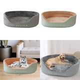 Maxbell Pet Bed Mattress Detachable Soft Sleeping Mat Cushion Cozy Kennel for Kitten Gray