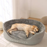 Maxbell Pet Bed Mattress Detachable Soft Sleeping Mat Cushion Cozy Kennel for Kitten Gray