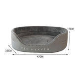 Maxbell Pet Bed Mattress Detachable Soft Sleeping Mat Cushion Cozy Kennel for Kitten Gray