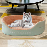 Maxbell Pet Bed Mattress Detachable Soft Sleeping Mat Cushion Cozy Kennel for Kitten Green