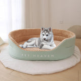 Maxbell Pet Bed Mattress Detachable Soft Sleeping Mat Cushion Cozy Kennel for Kitten Green