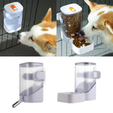 Maxbell Feeding Station Hanging Pet Cage Automatic Feeder for Cats Small Animals Water Dispenser