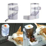 Maxbell Feeding Station Hanging Pet Cage Automatic Feeder for Cats Small Animals Water Dispenser