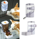 Maxbell Feeding Station Hanging Pet Cage Automatic Feeder for Cats Small Animals Water Dispenser