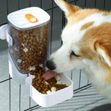 Maxbell Feeding Station Hanging Pet Cage Automatic Feeder for Cats Small Animals Food Dispenser