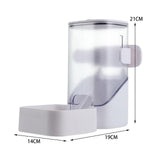 Maxbell Feeding Station Hanging Pet Cage Automatic Feeder for Cats Small Animals Food Dispenser