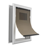 Maxbell Dog Door with Flap with Aluminum Frame with Sliding Lock Panel Pet Door XL