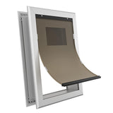 Maxbell Dog Door with Flap with Aluminum Frame with Sliding Lock Panel Pet Door XL