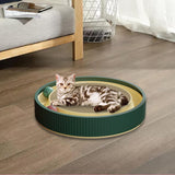 Maxbell Cat Scratch Pad with Interactive Track Ball Corrugated Cardboard Accessories Green