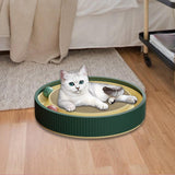 Maxbell Cat Scratch Pad with Interactive Track Ball Corrugated Cardboard Accessories Green