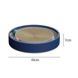 Maxbell Cat Scratch Pad with Interactive Track Ball Corrugated Cardboard Accessories Blue