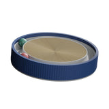 Maxbell Cat Scratch Pad with Interactive Track Ball Corrugated Cardboard Accessories Blue