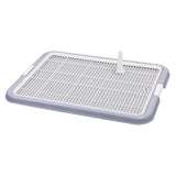 Maxbell Dog Toilet with Removable Post Puppy Training Tray for Pets Accessories Gray