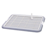 Maxbell Dog Toilet with Removable Post Puppy Training Tray for Pets Accessories Gray