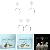 Maxbell Portable Fighting Fish Training Mirror Transparent Betta for Fishing Viewing S