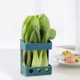 Maxbell Garden Rutin Chicken Vegetable Rack Feeder Large Capacity for Hamster Bird Blue