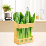 Maxbell Garden Rutin Chicken Vegetable Rack Feeder Large Capacity for Hamster Bird Yellow