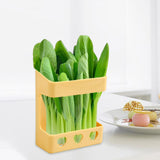 Maxbell Garden Rutin Chicken Vegetable Rack Feeder Large Capacity for Hamster Bird Yellow