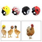 Maxbell Chicken Hat Headwear Safety Headgear Head Protector Fashion Soft for Hen Yellow