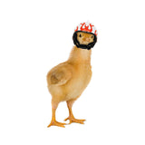 Maxbell Chicken Hat Headwear Safety Headgear Head Protector Fashion Soft for Hen White and Red