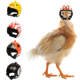 Maxbell Chicken Hat Headwear Safety Headgear Head Protector Fashion Soft for Hen White and Red