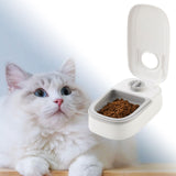 Maxbell Automatic Cat Feeders Dog Cat Food Dispenser with 48H Timer Smart Large Single Meal Grey