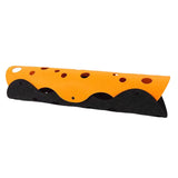 Maxbell Splicing Cat Tunnel Folding Tube Deformable Cat Toys Amusement for Dog Dark Orange Gray