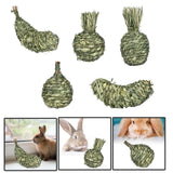 Maxbell Small Animals Chewing Balls Tooth Cleaning Tool Pet Cage Accessories for Bunny Eggplant