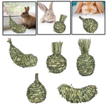 Maxbell Small Animals Chewing Balls Tooth Cleaning Tool Pet Cage Accessories for Bunny Eggplant
