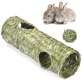Maxbell Rabbit Grass Tunnel Toy Interactive Toy Nest for Hamster Sleeping