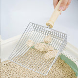 Maxbell Cat Litter Scooper Metal Scoop Sifter Deep Shovel Cleaning Box Cleaner Tool 14.5cmx5.5cmx28cm