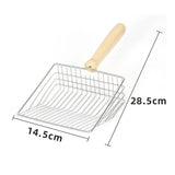 Maxbell Cat Litter Scooper Metal Scoop Sifter Deep Shovel Cleaning Box Cleaner Tool 14.5cmx5.5cmx28cm