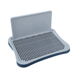Maxbell Portable Pet Training Toilet Tray Puppy Potty Tray Urinal Lattice Bedpan Navy