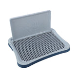 Maxbell Portable Pet Training Toilet Tray Puppy Potty Tray Urinal Lattice Bedpan Navy