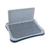 Maxbell Portable Pet Training Toilet Tray Puppy Potty Tray Urinal Lattice Bedpan Navy