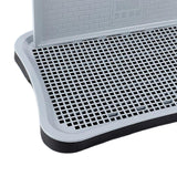 Maxbell Portable Pet Training Toilet Tray Puppy Potty Tray Urinal Lattice Bedpan Black